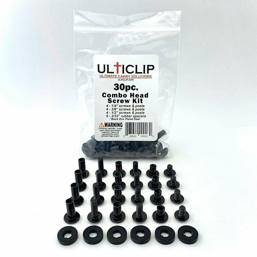 Ulticlip 30-Piece Screw & Post Kit for Hardware Fasteners