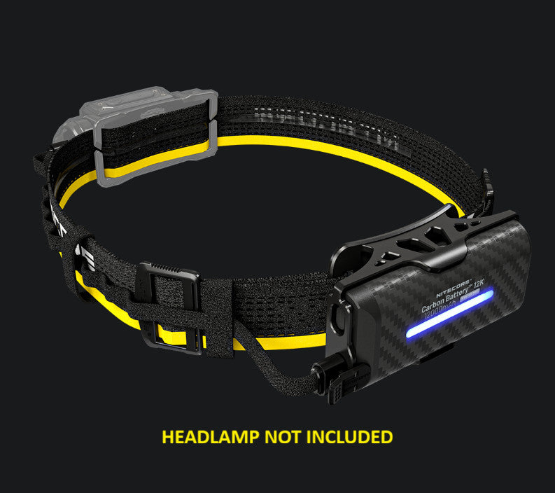 Rechargeable Carbon Battery Kit for Headlamps - Water & Impact Resistant
