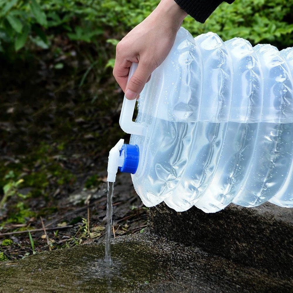 Portable Collapsible Water Bucket for Camping Outdoor Hiking 3L-15L
