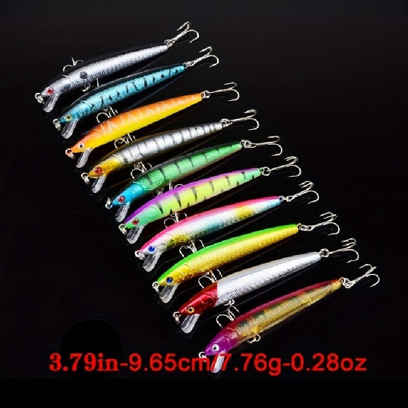 20pcs Hard Fishing Lure Set Minnow Crankbait Baits for Trout Bass Salmon