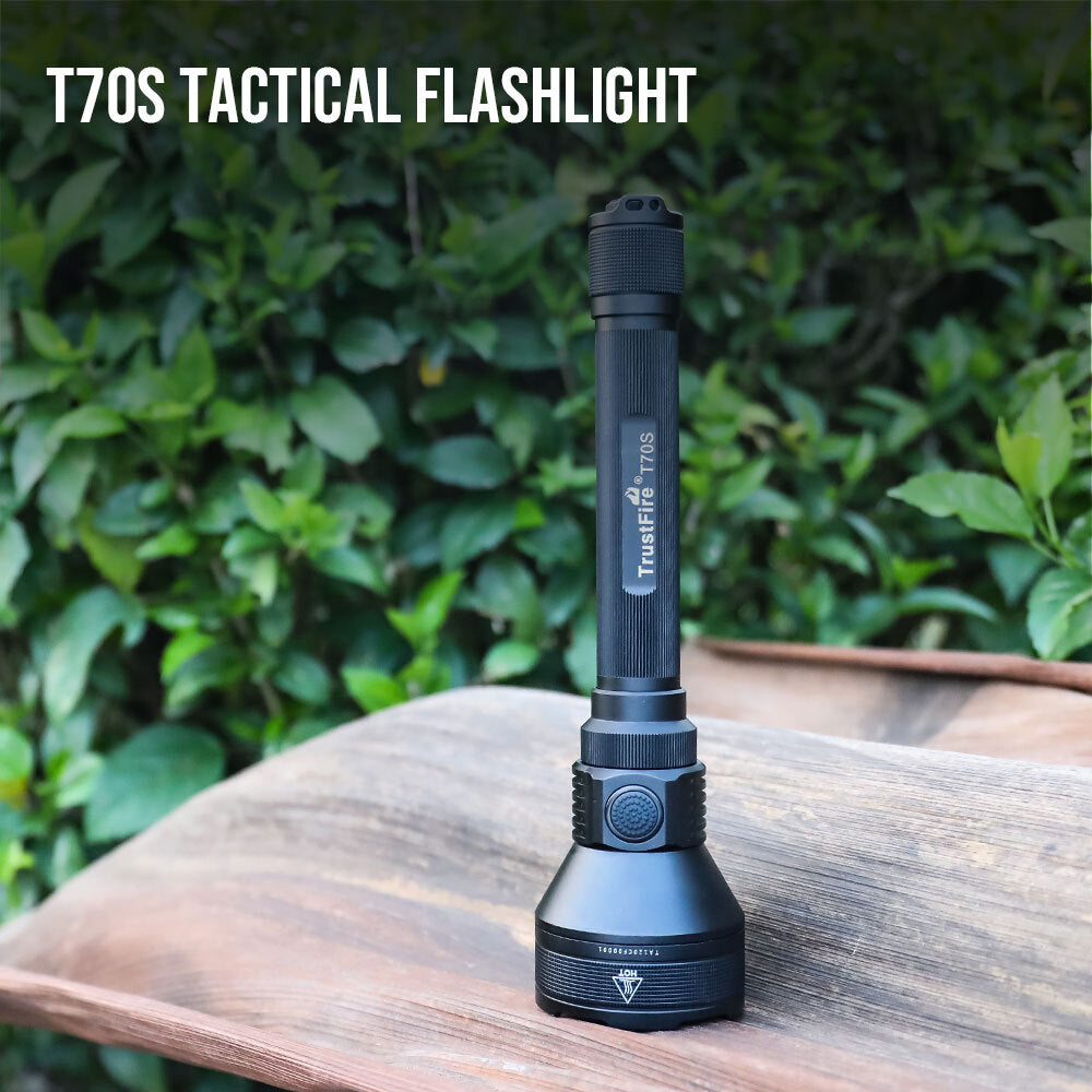 Rechargeable LED Tactical Flashlight 2350LM Long Range Hunting Torch