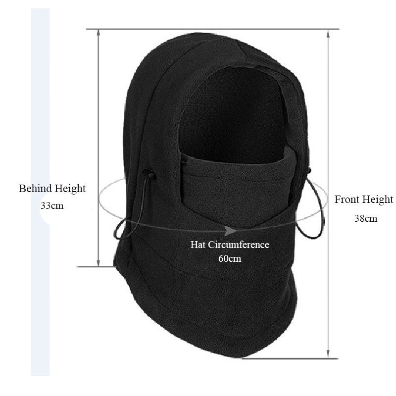 Windproof Fleece Face Mask for Cold Weather Ski Snowboarding Hiking