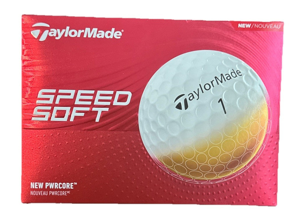 TaylorMade Speed Soft 2024 Golf Balls - 12 Pack, Distance & Performance