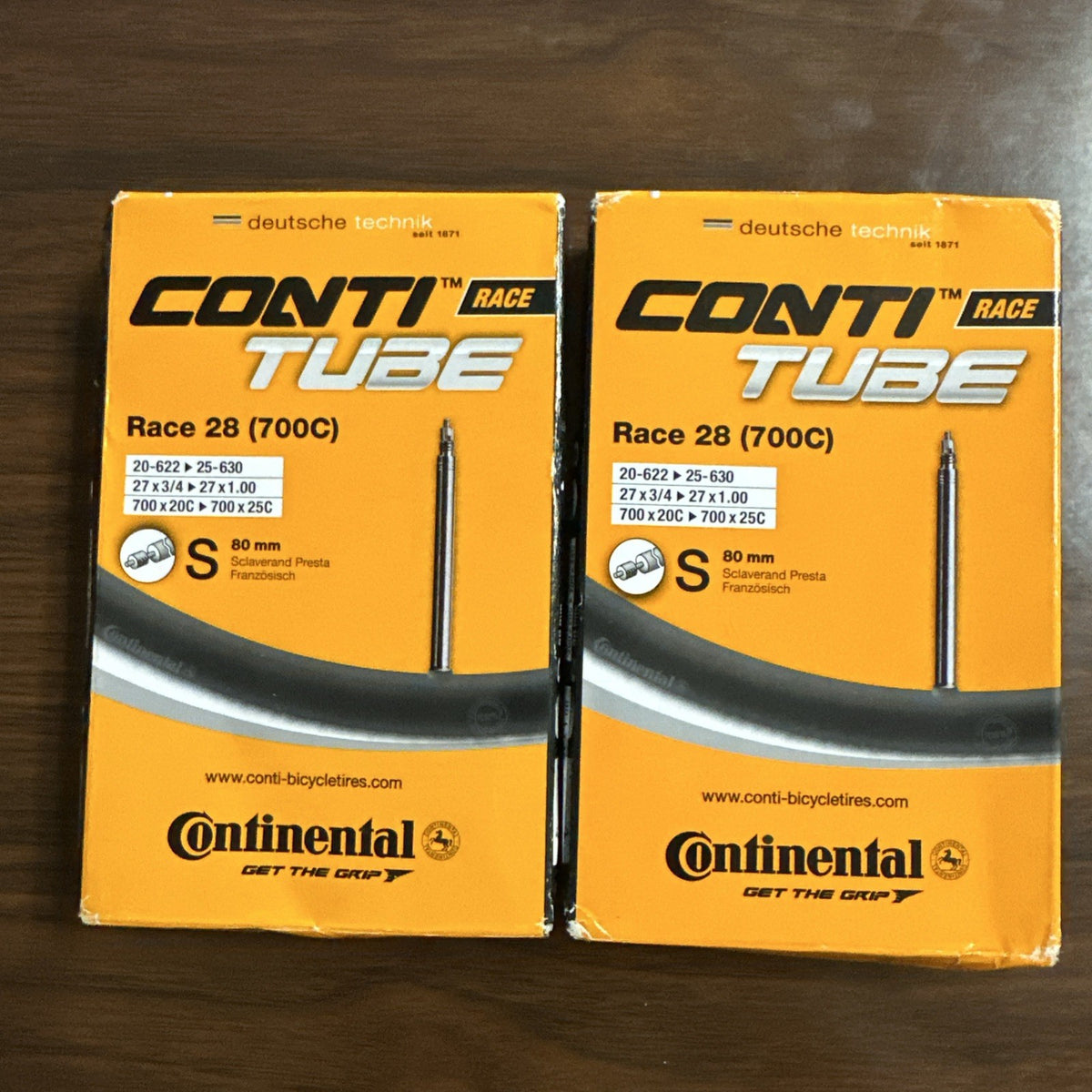 Bicycle Inner Tubes 28 700C Long Presta Valve Pack of 2 Road Bike Tubes
