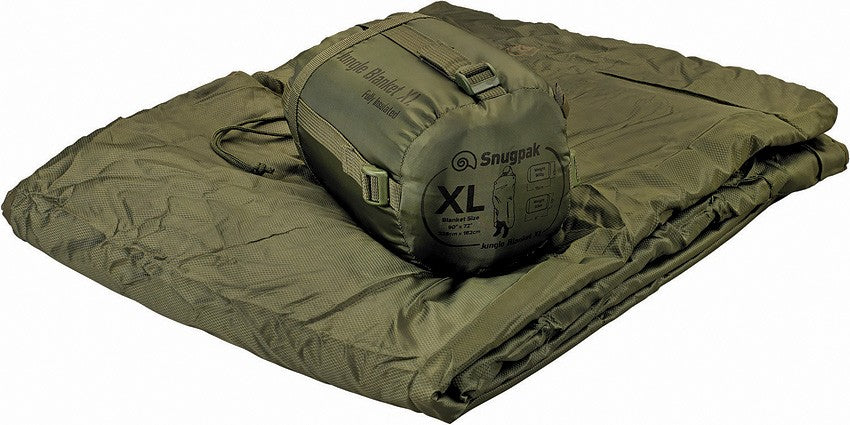 Water Resistant Windproof Jungle Blanket XL - Olive Green Camping Blanket