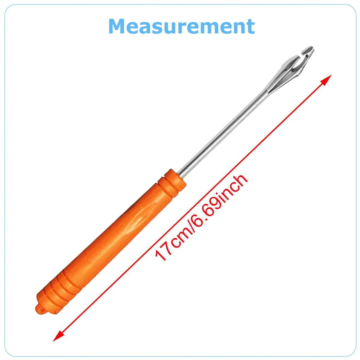 Fishing Hook Remover Tool Stainless Steel Handle, Safe Fish Lip Extraction