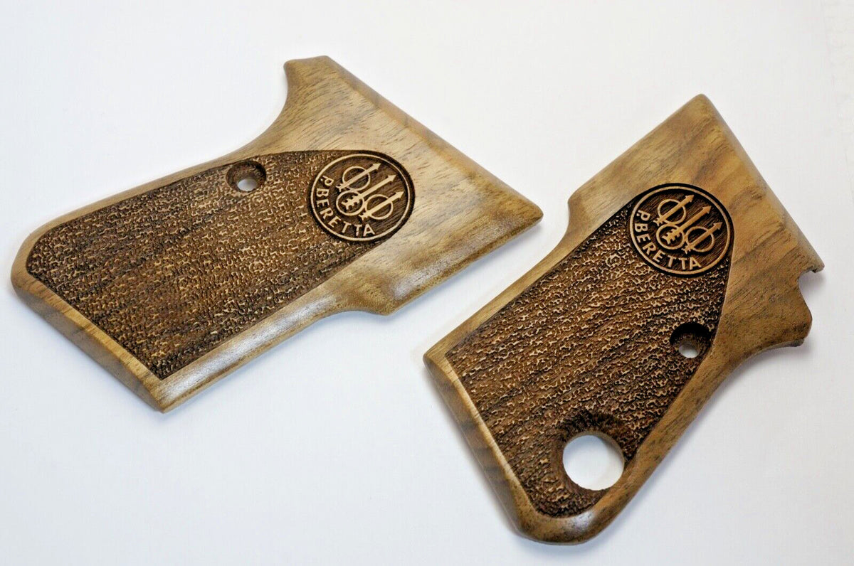 Custom Walnut Gun Grips for Beretta 950 Series - Handcrafted & Sanded