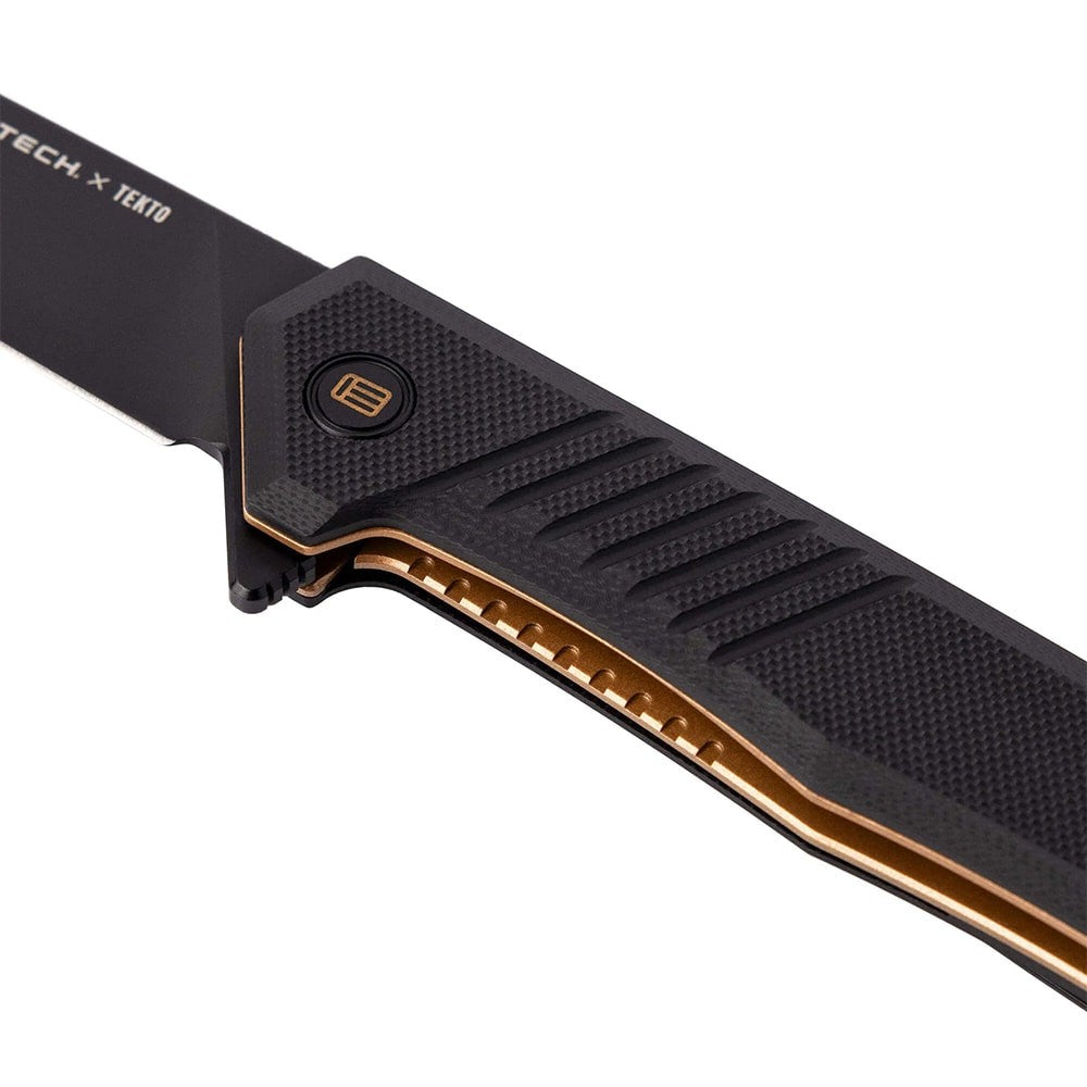 Tekto F1 Alpha EOTech Edition Folding Knife Black D2 Steel