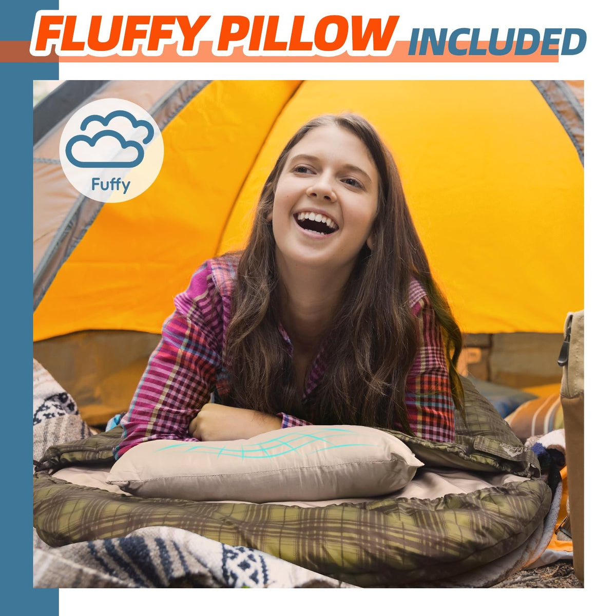 4-Season Winter Sleeping Bag for Adults & Kids - Cold Weather Camping Gear