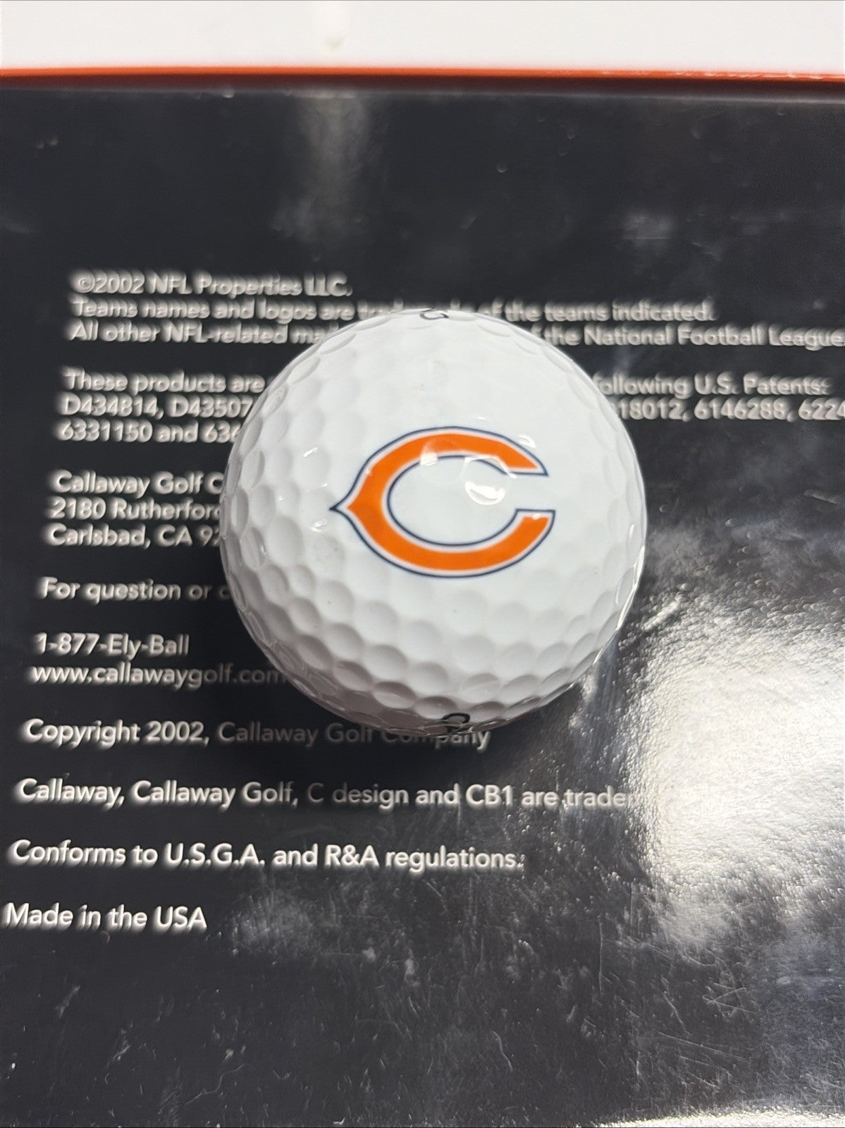 Callaway Chicago Bears White Golf Balls Set - 36 High-Quality Golf Balls