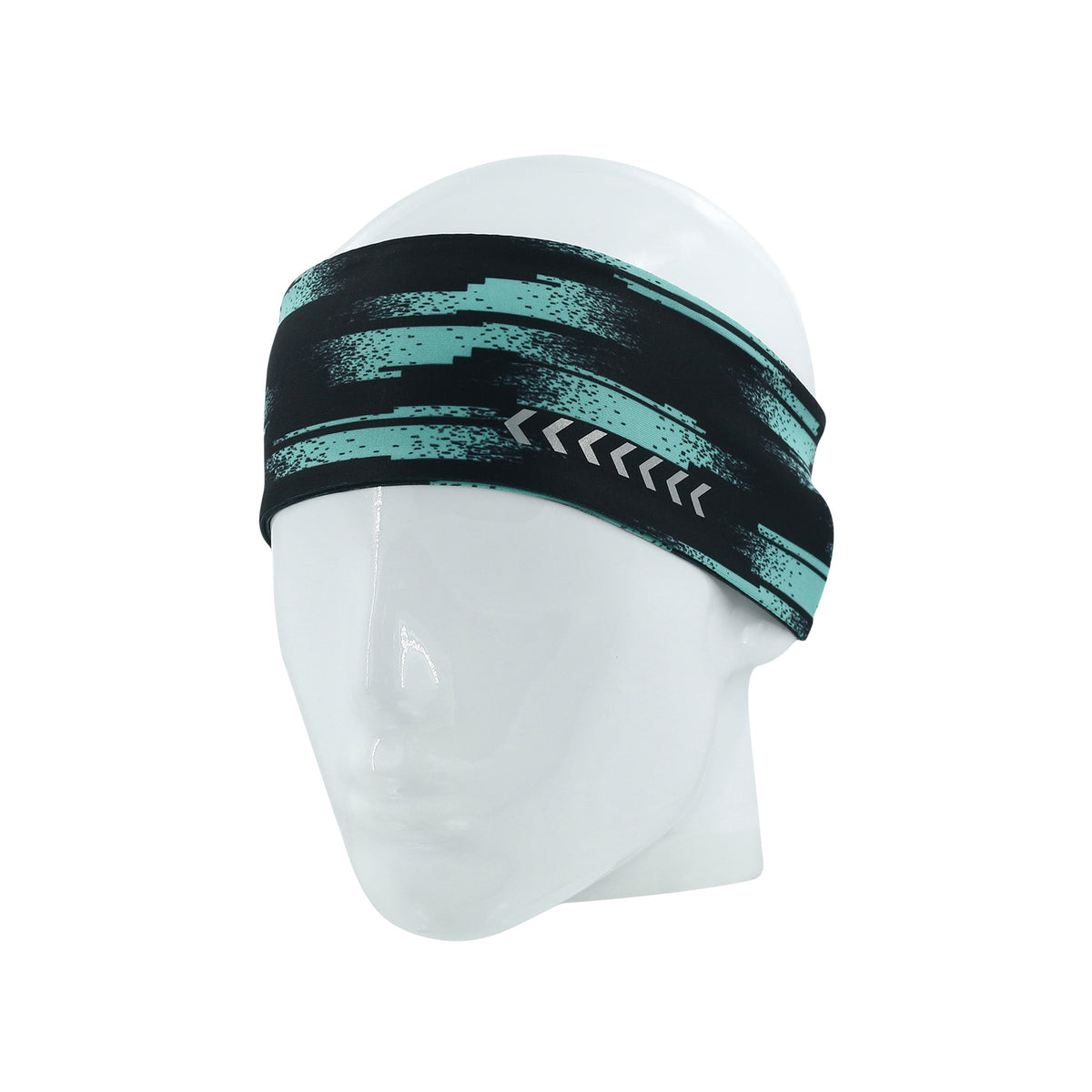 Reflective Sport Headband Moisture Wicking Hair Band for Running Cycling Yoga
