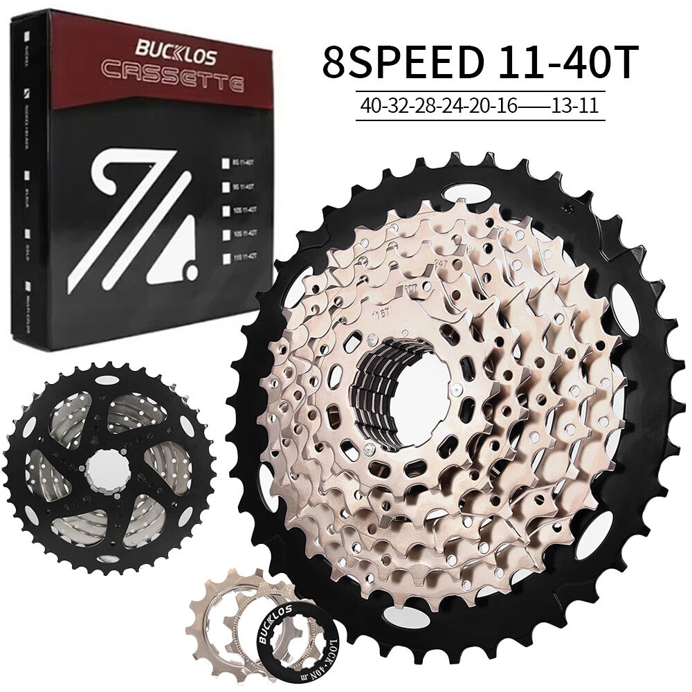 Bike Cassette and Chain Set for Shimano SRAM 8-12 Speed, 11-52T