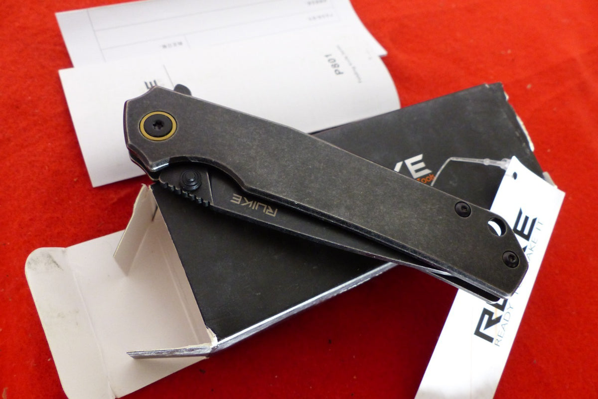 Stainless Steel Frame Lock Knife 3.5 Inch Drop Point Blade EDC Flipper