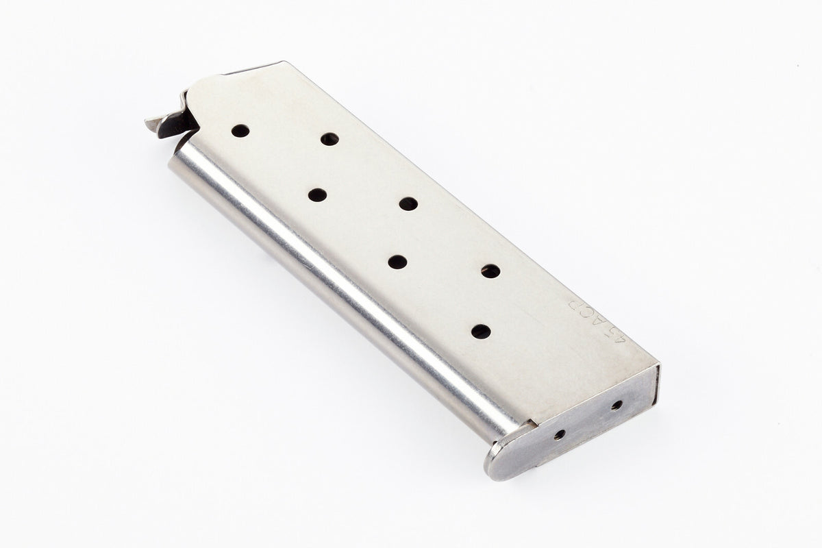 Full-Size 1911 Magazine 8-Round .45 ACP Stainless Steel for Training & Carry