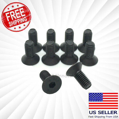 10x MTB Bike Cleat Screw Bolts for Shimano SPD Clipless Pedals - Replacement Set