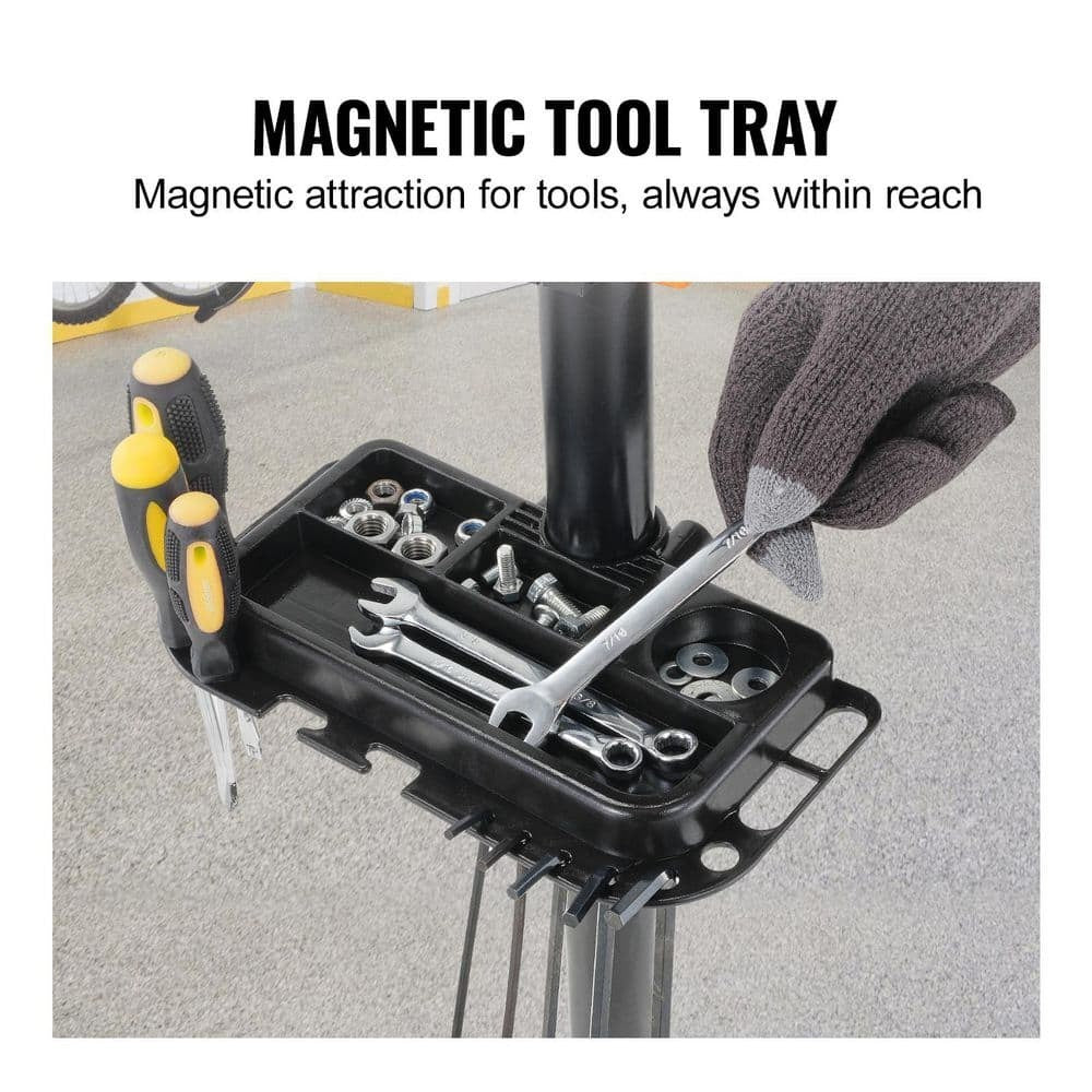 Heavy-Duty Bike Repair Stand 80 Lb Capacity - Adjustable Steel Bicycle Support