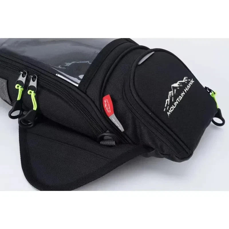 Motorcycle Fuel Tank Bag with Phone Holder Waterproof Storage for Navigation