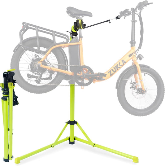 Foldable E-Bike Repair Stand Max 132Lbs - Heavy Duty Bicycle Maintenance