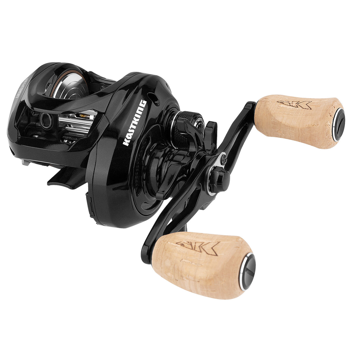 High Capacity Baitcasting Reel - Wide Spool, Multi-Use Fresh & Saltwater