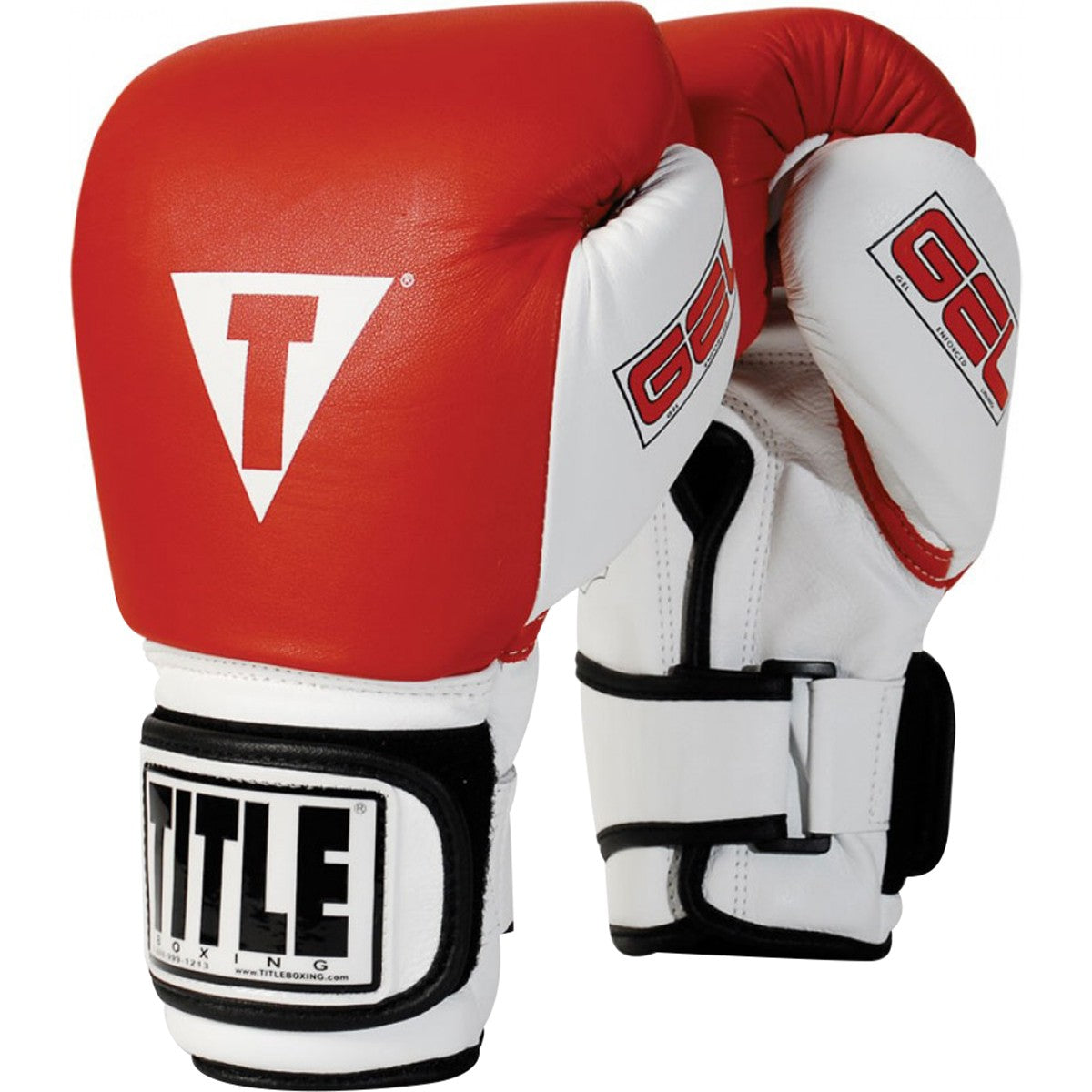 Boxing Gel World Bag Gloves - Red, Sizes L, M, XL
