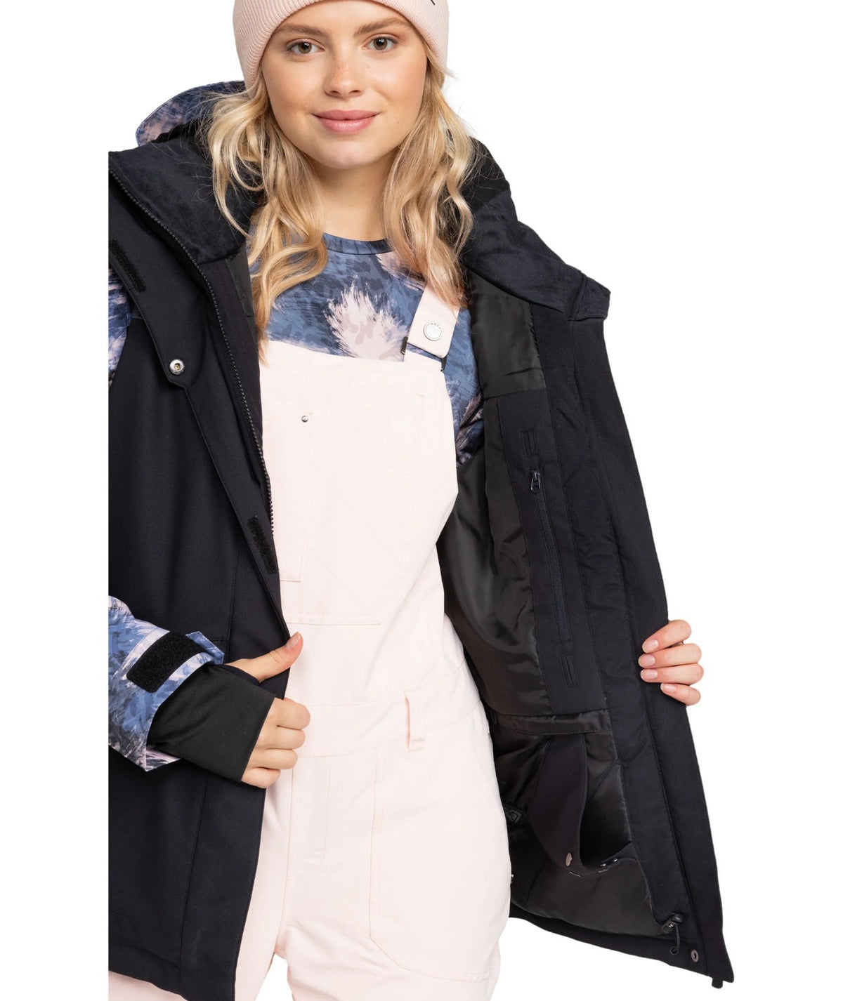 Roxy Dawnrae Women's Parka Jacket Windproof Warm Coat XL Dark Night