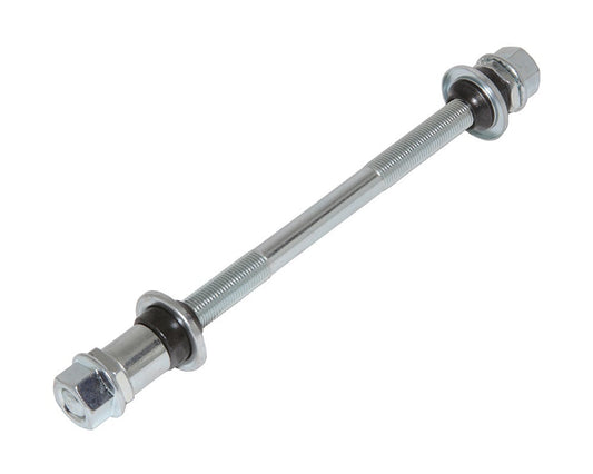 Bicycle Front Wheel Hub Axle 3/8 x 185mm Steel Replacement Part