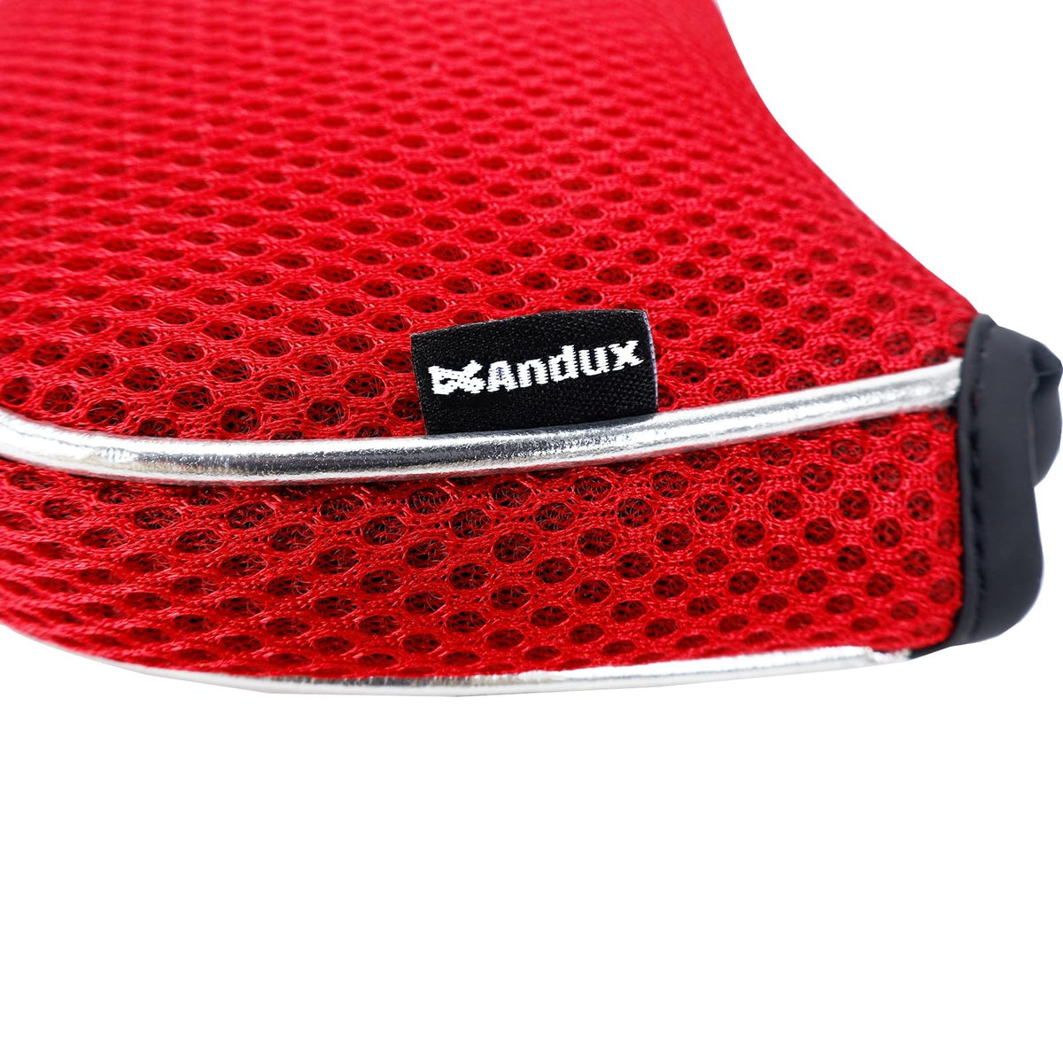 Golf Putter Head Cover Square for Low Center Shaft, Red - Protect & Identify Clubs