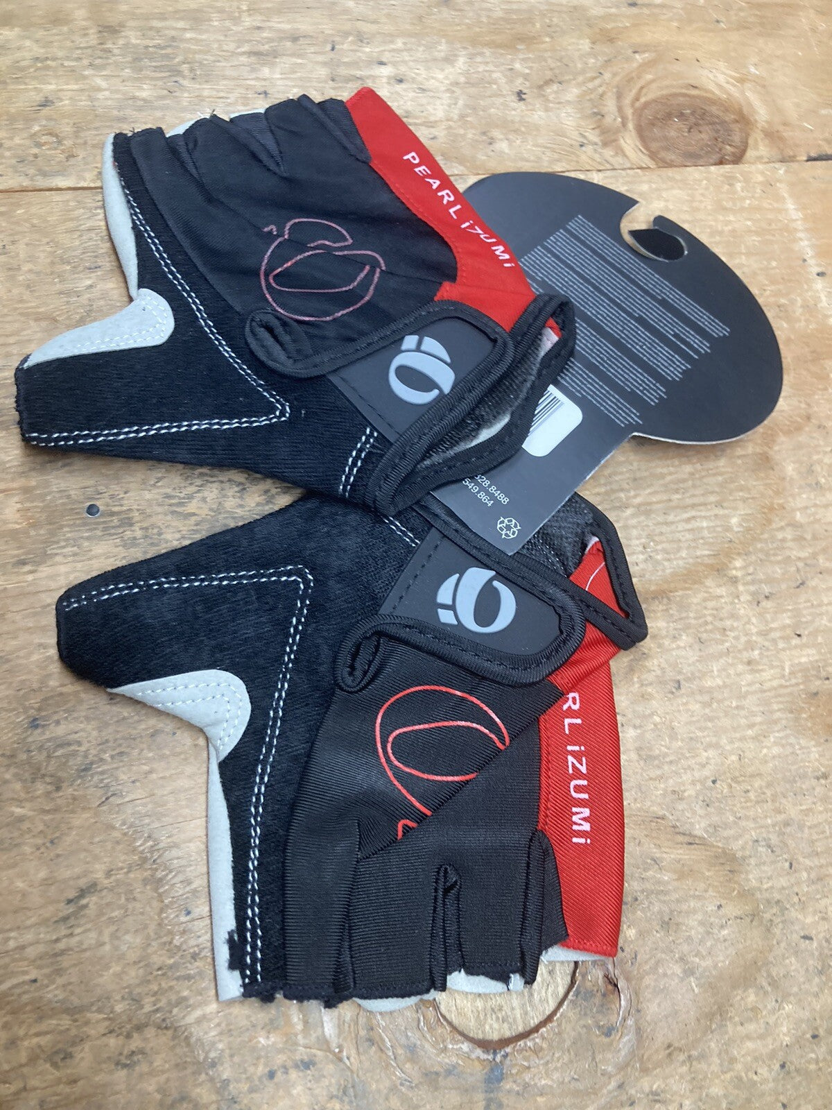 XL Cycling Gloves Half-Finger Gel Padded Bike Gloves for Men and Women Red