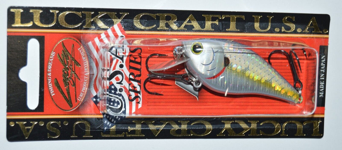 Lucky Craft KJ Flat Sided Crankbait 1.5-3/8oz, Zebra MS Chartreuse Shad