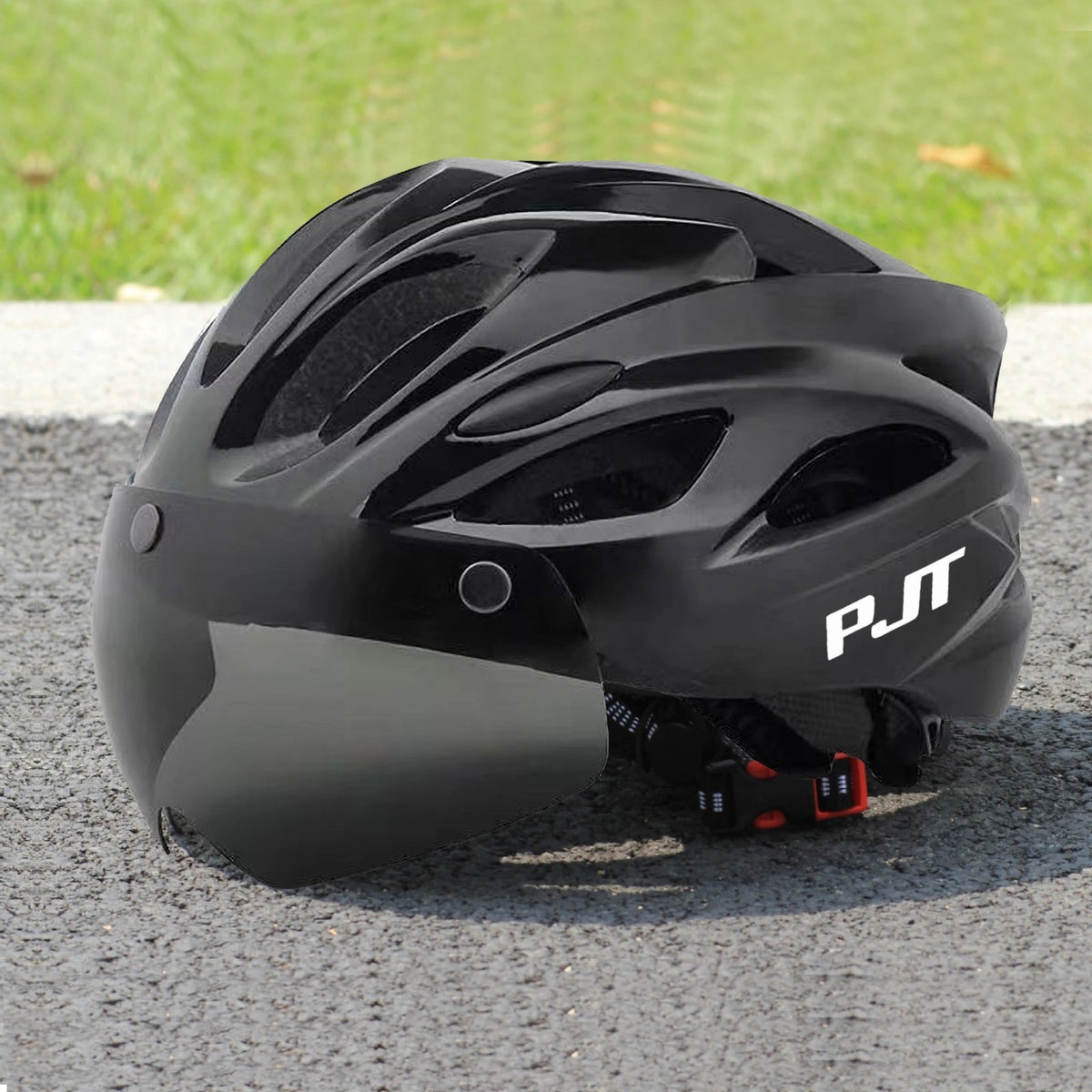 Lightweight Cycling Helmet with Magnetic Goggles for Adults 56-61cm
