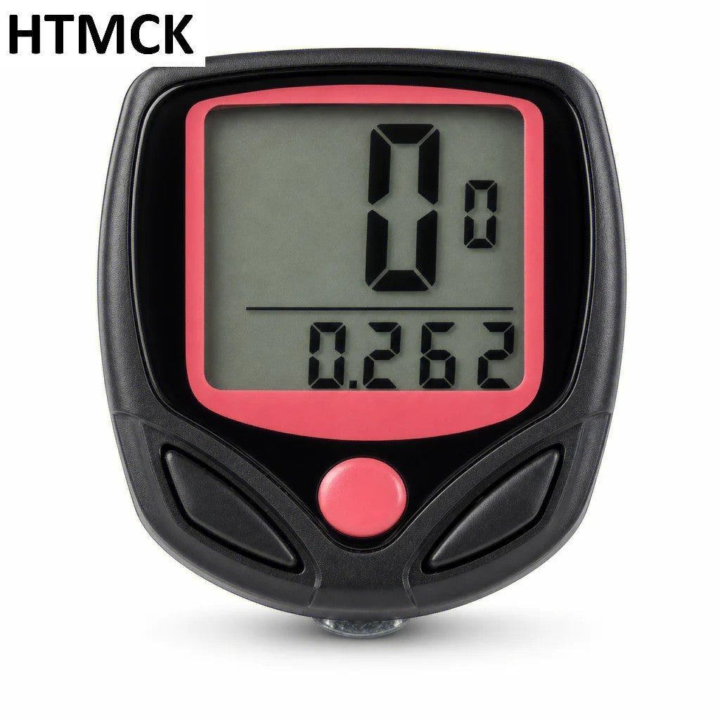 Digital Bicycle Speedometer Odometer with Waterproof LCD, MPH & KMH