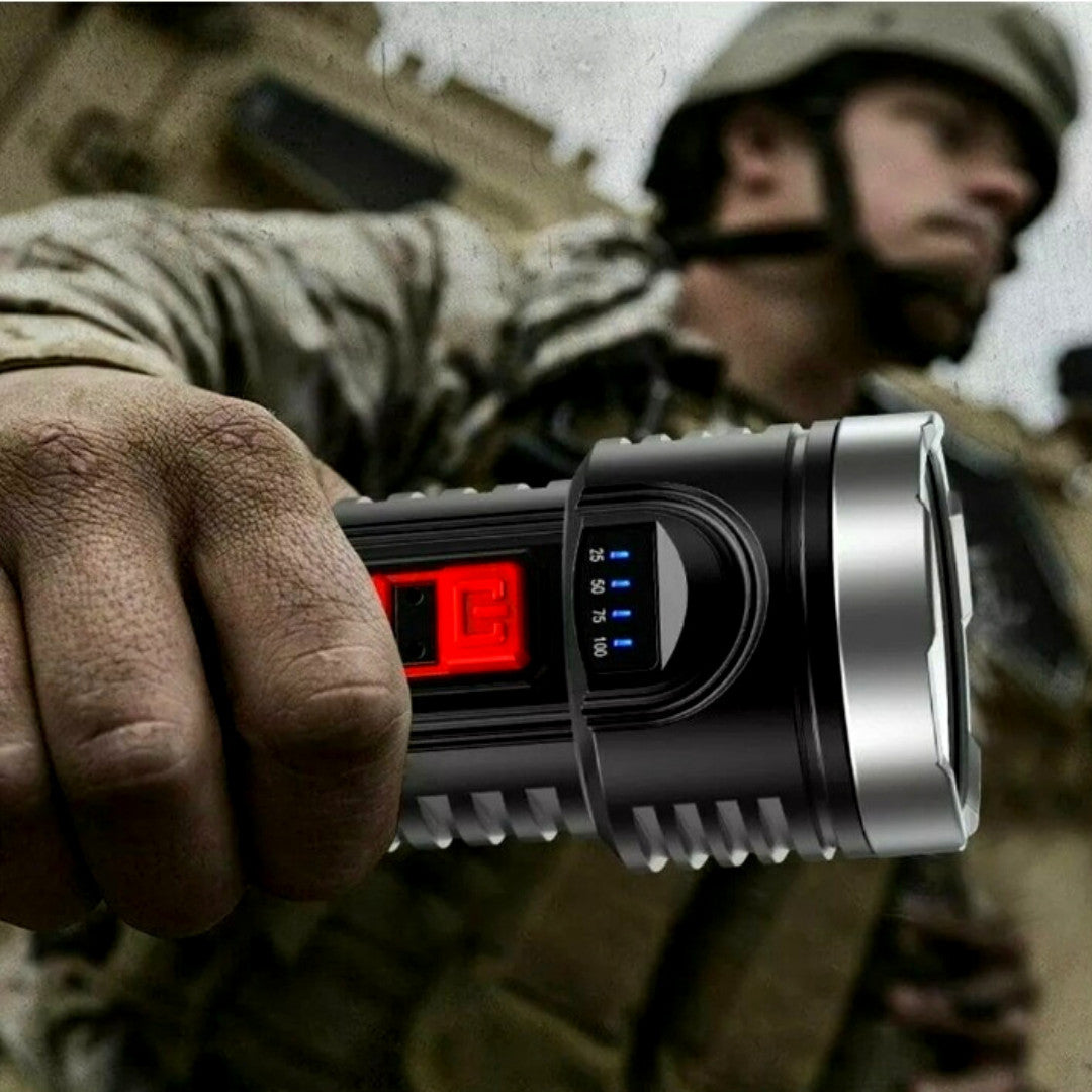 Rechargeable LED Torch Tactical Flashlight Lantern 999000000 LM Waterproof