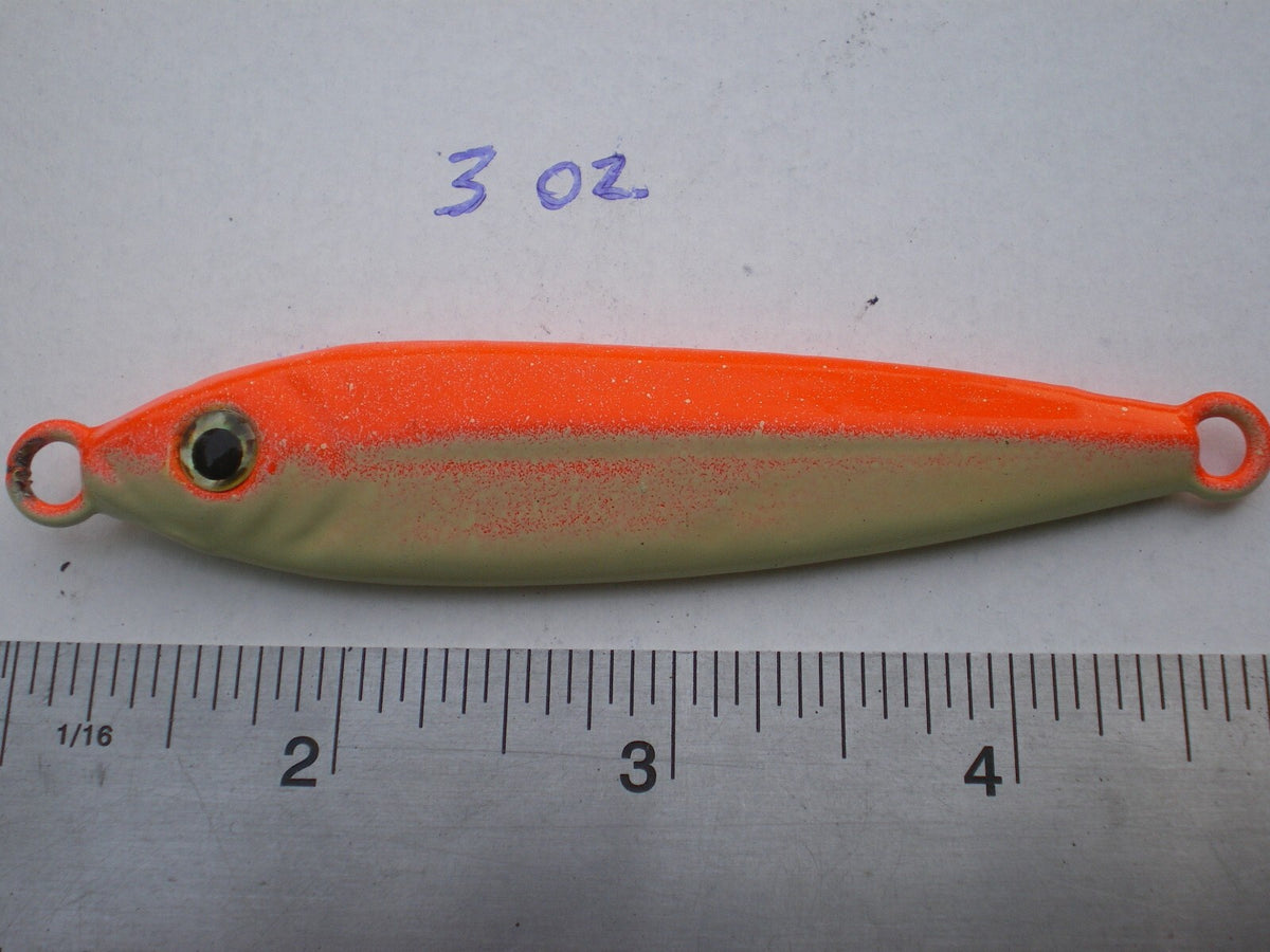 Saltwater Fishing Lure Spoon Set - 5 Multi-Color Lead-Free Jigs, 3 Oz