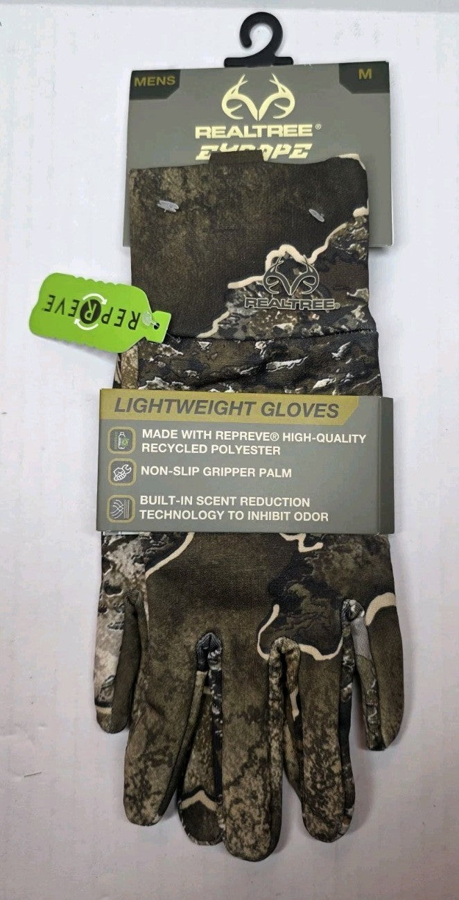 Men's Lightweight Camouflage Hunting Gloves with Non-Slip Grip