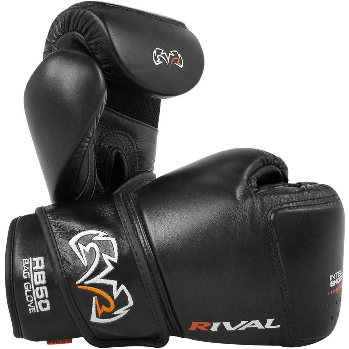 Rival Boxing RB50 Compact Bag Gloves - Medium Black for Training