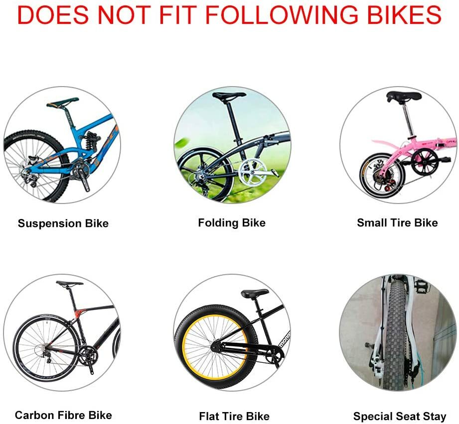 Aluminum Alloy Bicycle Rear Rack with Quick Release for Mountain & Road Bikes