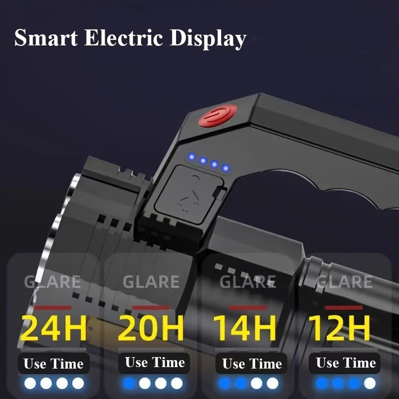 Rechargeable LED Flashlight 22000LM High Power Handheld Torch Waterproof