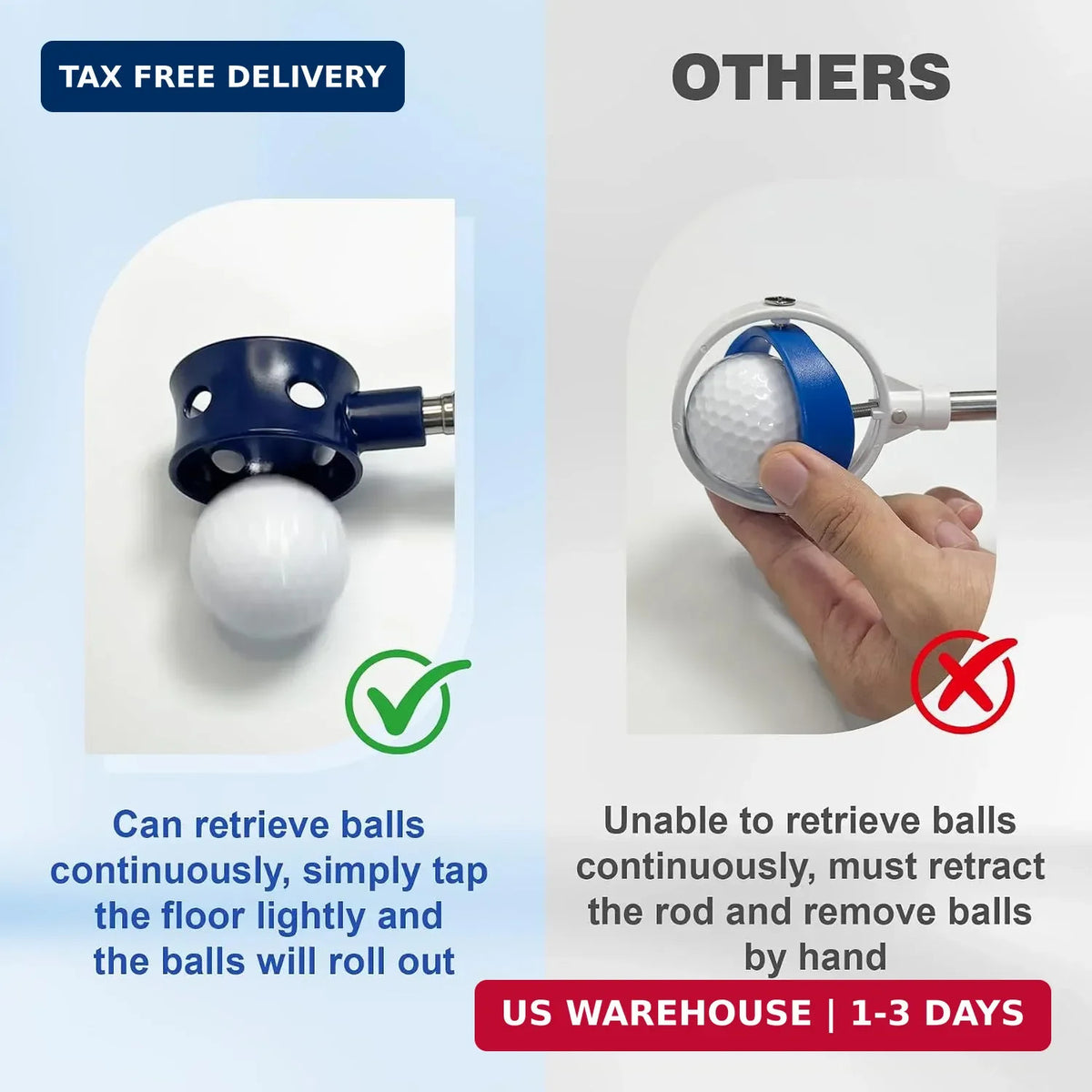 Telescopic Golf Ball Retriever 9-20Ft Water Pond Grabber Tool