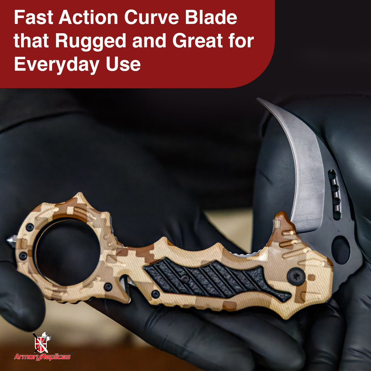 Spring Assisted Tactical Folding Knife with Emergency Blade and Glass Breaker