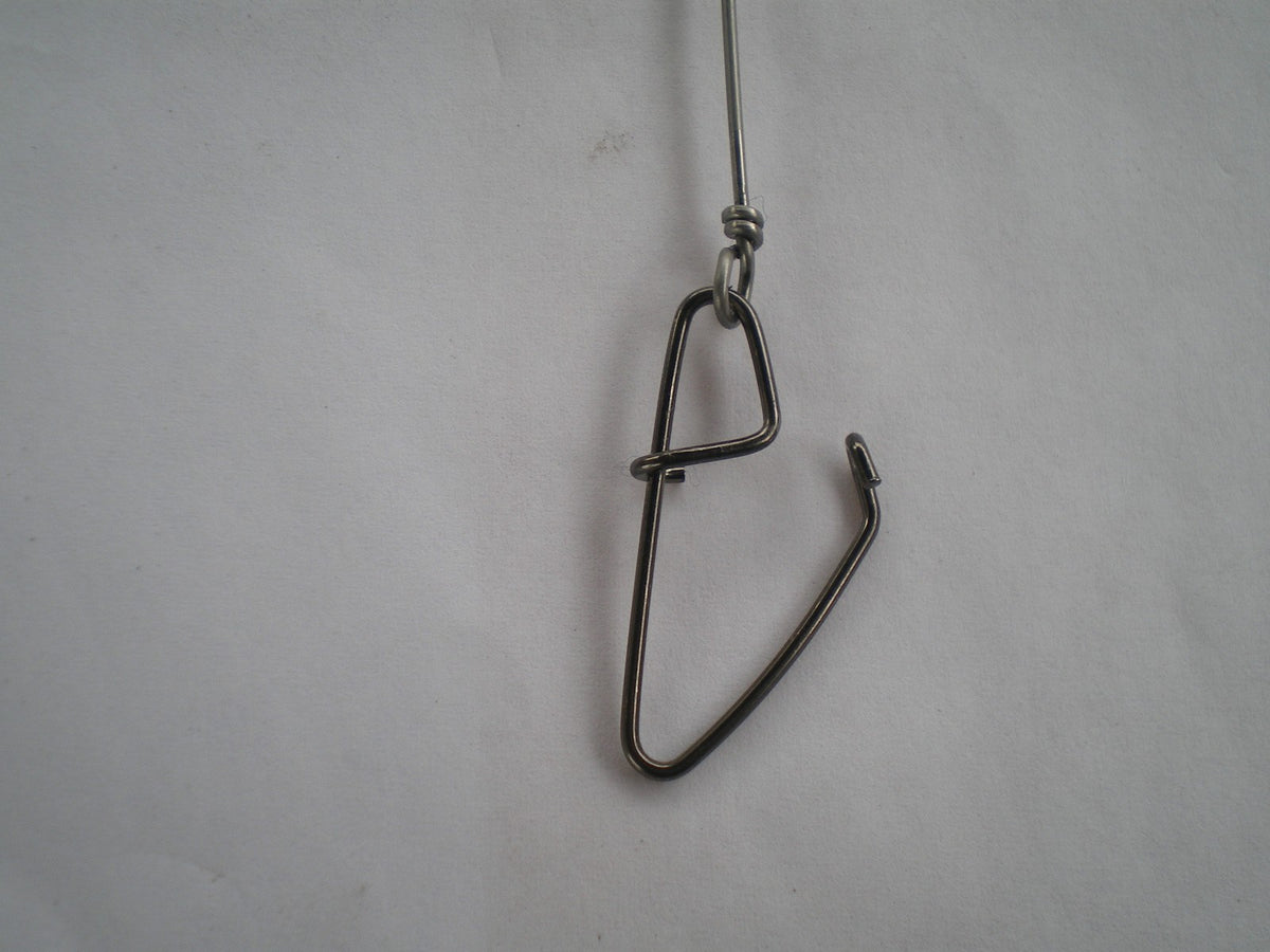 15 pcs Stainless Steel Fishing Leader Wire 8 Inch 100lb Test with Swivels & Hooks