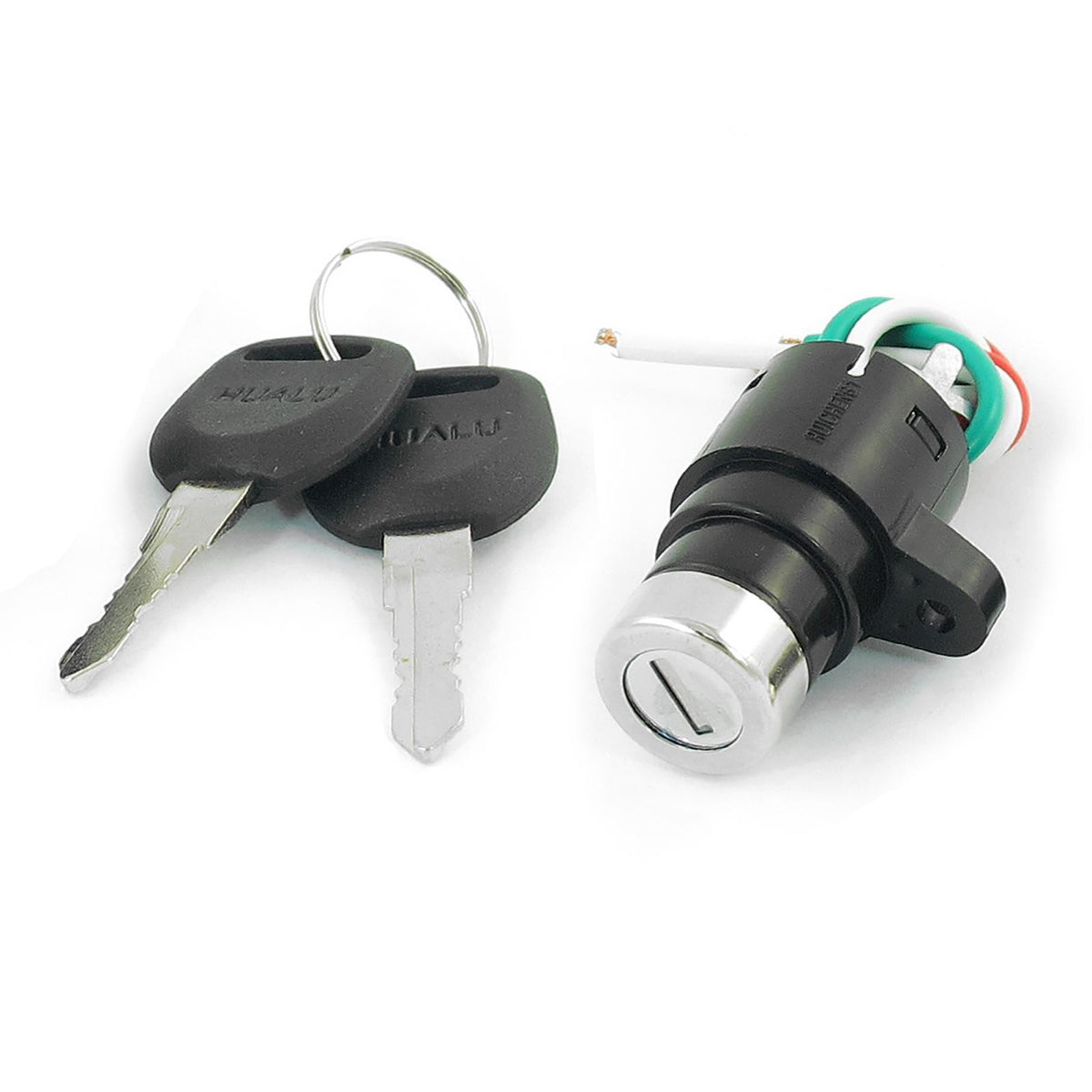Electric Bike Lock with Ignition Switch Keys for Bicycle & Scooter Security