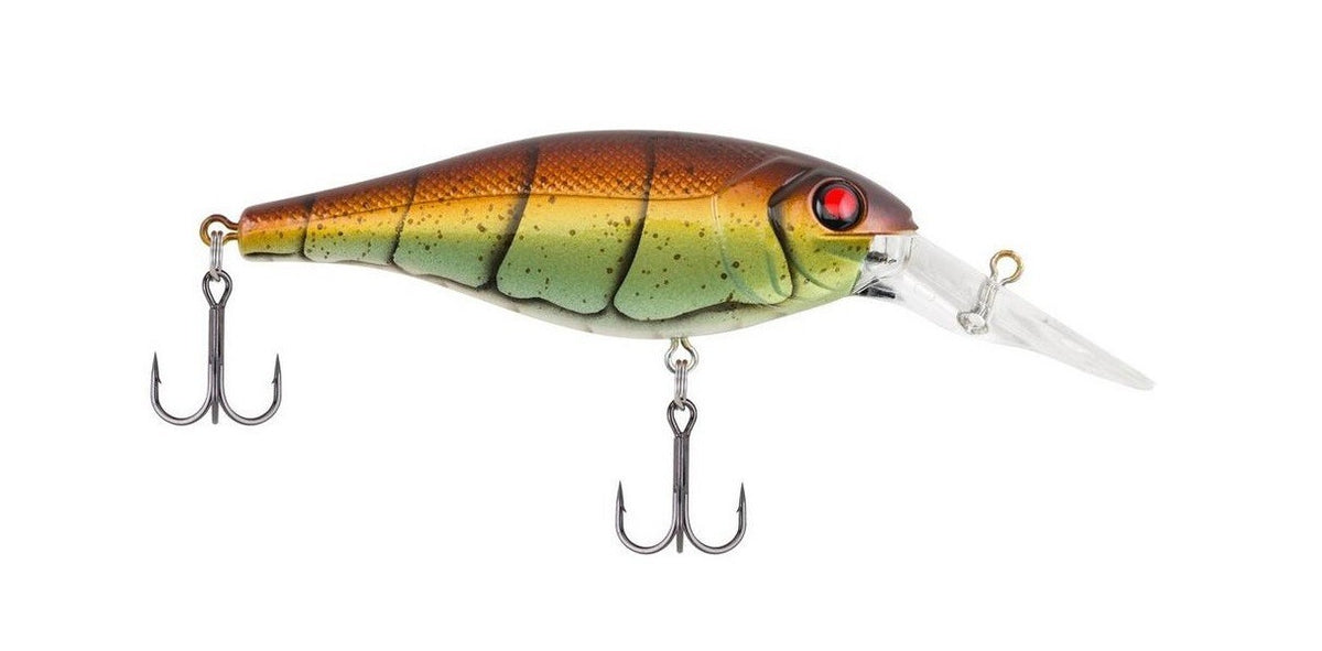 Berkley 1/4 Oz 2-Inch Rattle Crankbaits - Vintage Craw, Slow Rise Fishing Lures