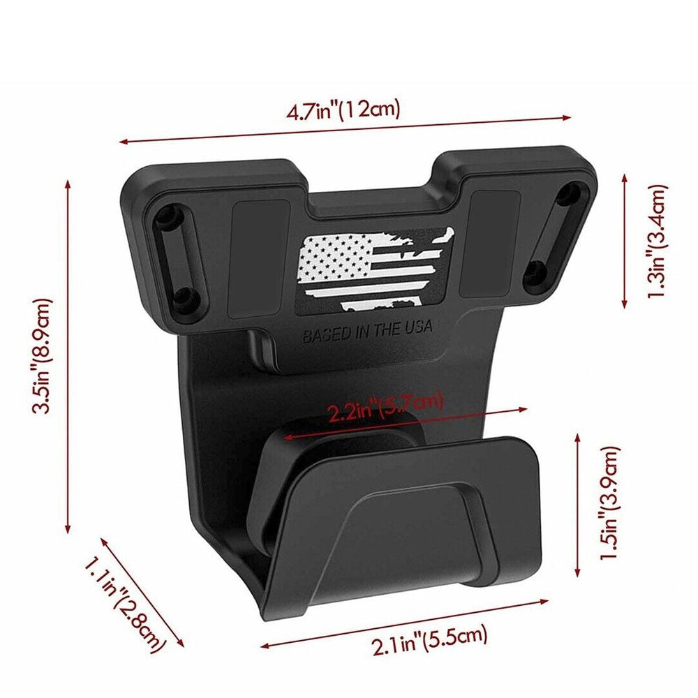 Magnetic Gun Mount Holder for Pistol Car Desk Safe & Secure Storage