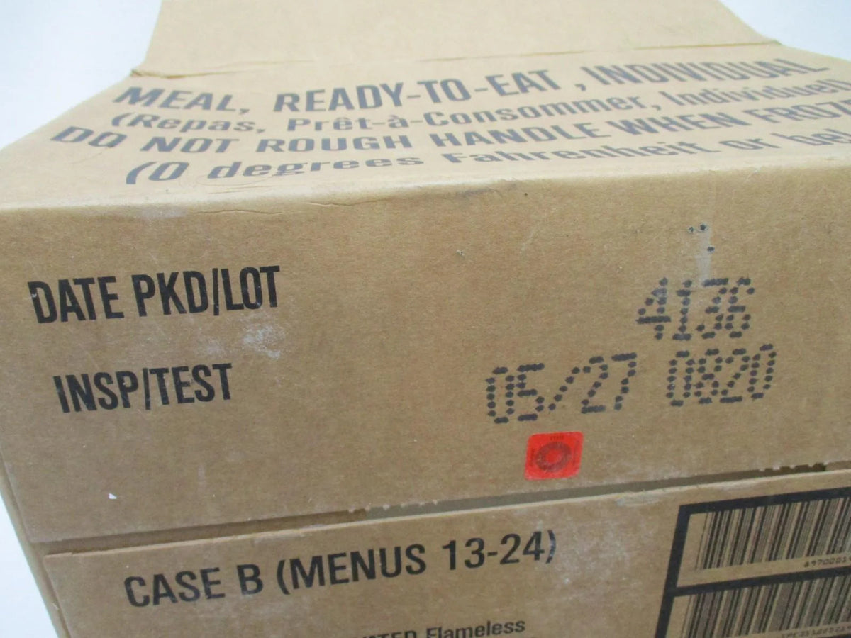 Genuine US Military MRE Meal - Ready-to-Eat, Shelf-Stable, Multiple Flavors