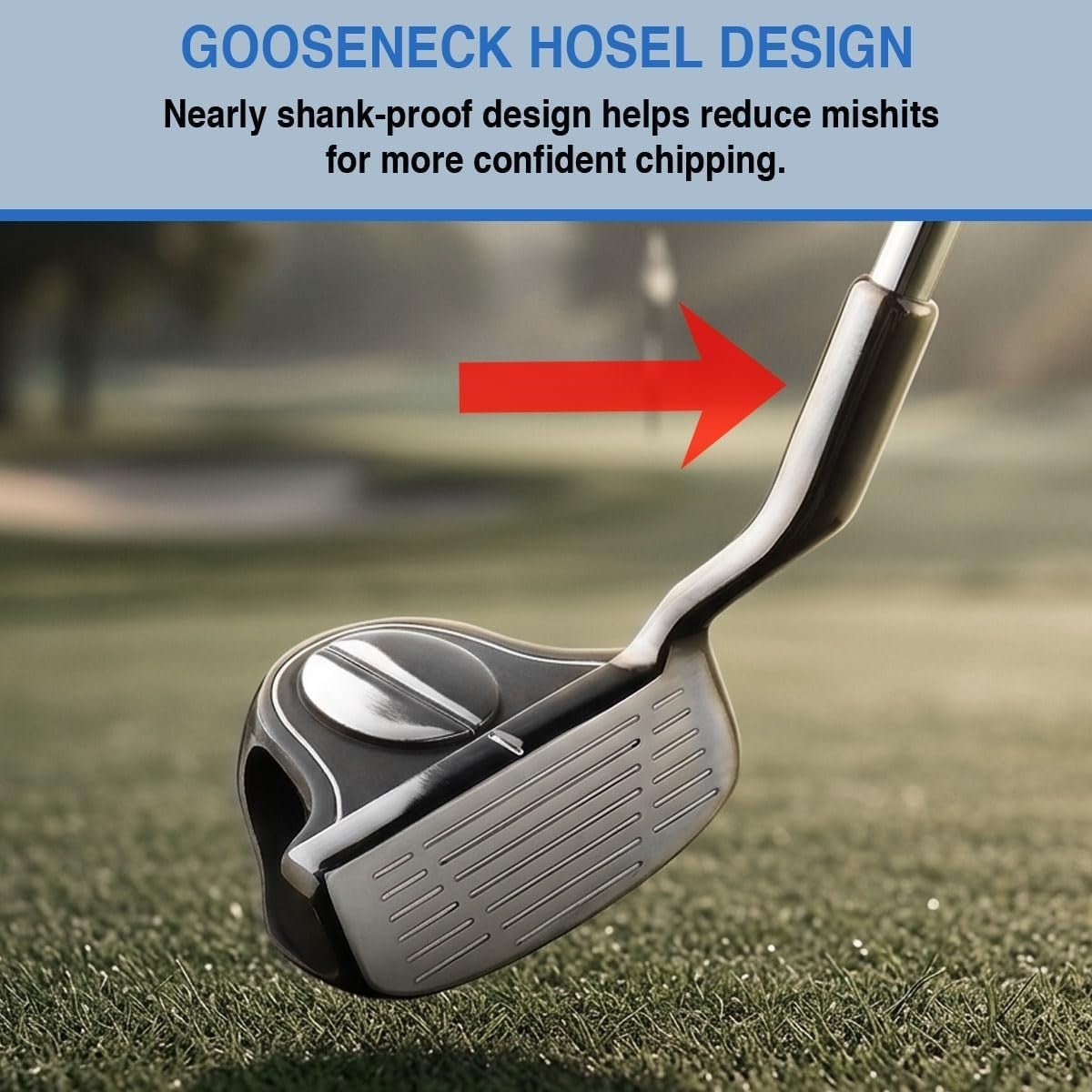 Golf Chipper 35° Loft Back-Weighted Short Game Club for Better Accuracy