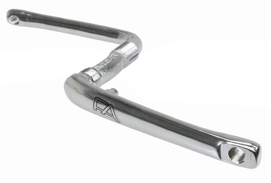 Chromoly Bicycle Crankset 170mm 24T - One Piece Chrome Bike Crank
