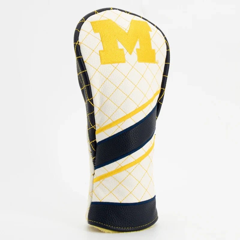Michigan Wolverines Golf Fairway Wood Head Cover - Premium Embroidered Team Accessory