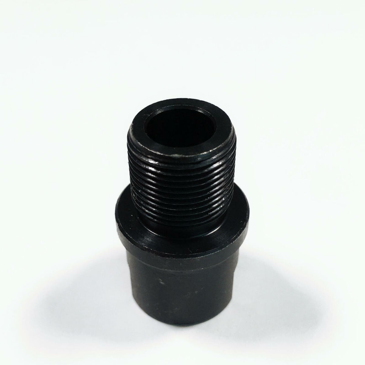 Steel Thread Adapter 1/2x28 to 5/8x24 - Heavy Duty Gun Part Fitting
