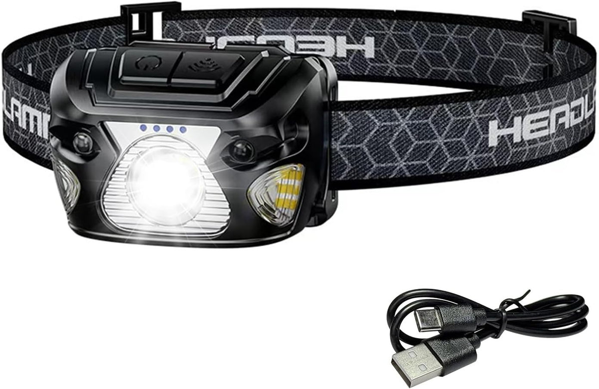 Rechargeable Outdoor Headlamp 1000 Lumens Waterproof Light with 12H Runtime