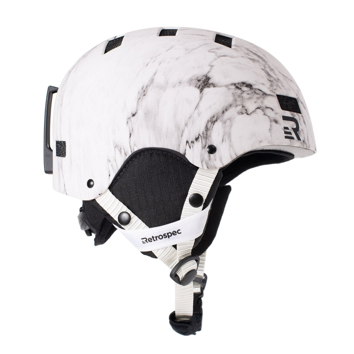 Adult Ski Helmet Matte Carrara 59-63CM - Snow Sports Protective Gear